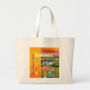 Summer Suite  Large Tote Bag