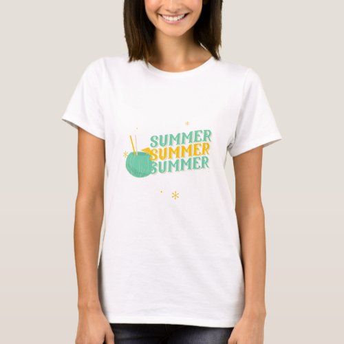 Summer Summer Summer Cocktail Sip  Smile T_Shirt