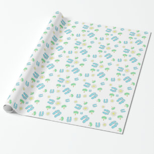 Summer Sun and Sandals Gift Wrap