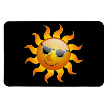 Summer Sun Funny Flexible Magnet by stopnbuy at Zazzle