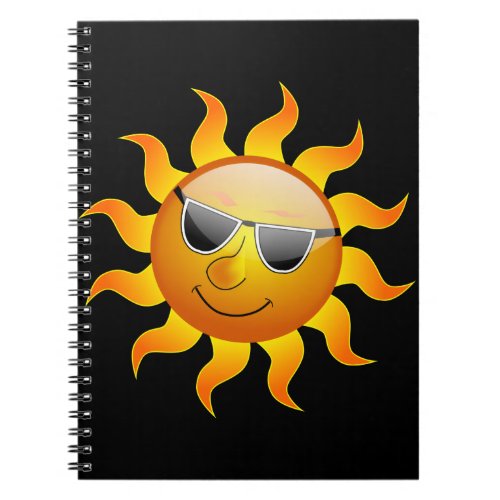 Summer Sun funny Notebook