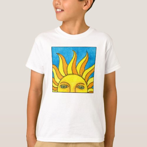 Summer Sun Kids T_Shirt