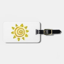 Summer Sun Luggage Tag