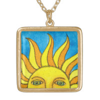 Summer Sun Pendant Necklace
