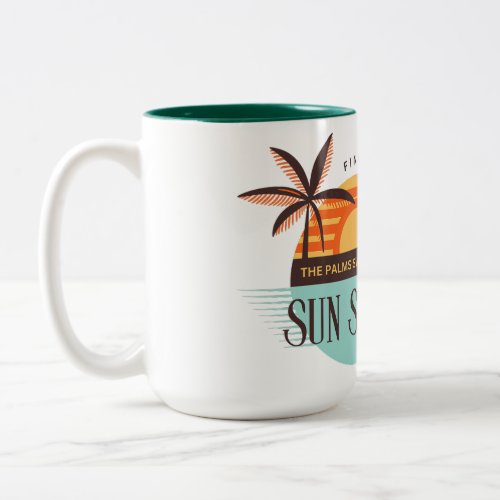 Summer sun Shine Two_Tone Coffee Mug