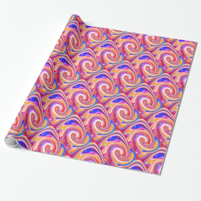 Summer sun wrapping paper (Unrolled)