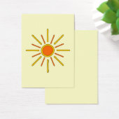 Summer sun. Yellow and orange. (Desk)