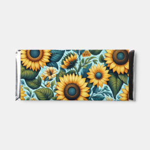 Summer/sunflower/bird Hershey Bar Favors