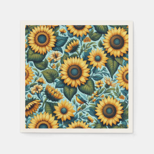 Summer/sunflower/bird Napkins