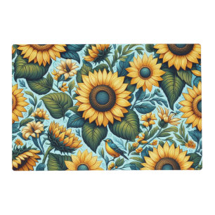 Summer/sunflower/bird Placemat