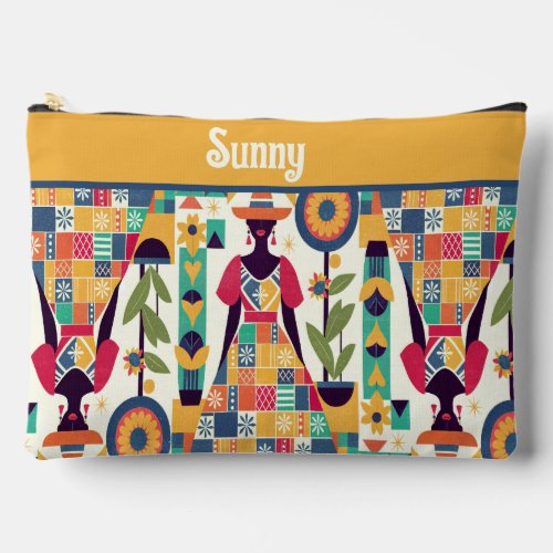 Summer Sunflower Garden Accessory Pouch