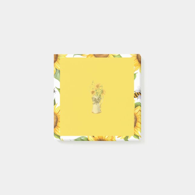 Summer Sunflower Post-it Notes (Front)