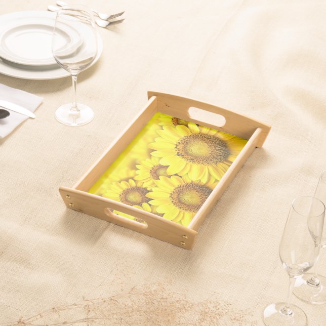 Summer Sunflower Serving Tray (Front)
