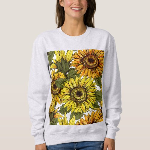 Summer Sunflower  Sweatshirt