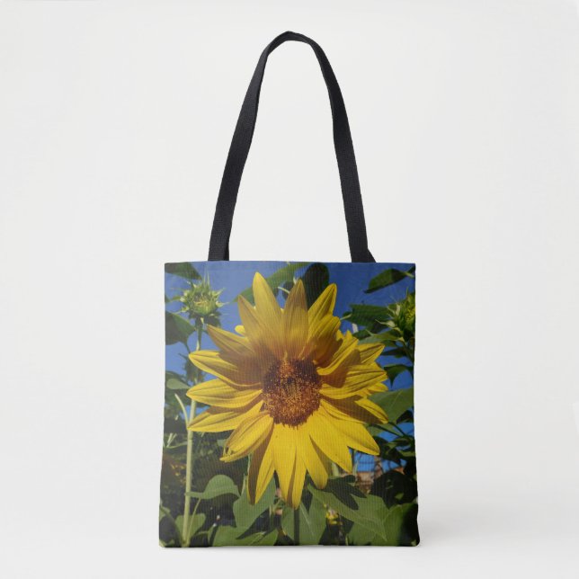 Summer Sunflower Tote Bag (Front)