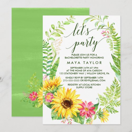 Summer Sunflower Wreath Let's Party