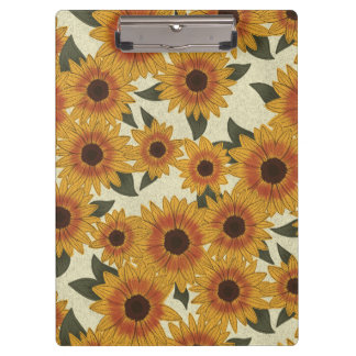 Summer Sunflowers Clipboard