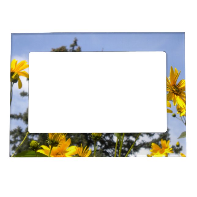 Summer Sunflowers Magnetic  Photo Frame (Front)