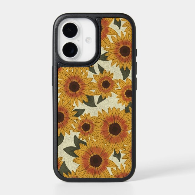 Summer Sunflowers Otterbox iPhone Case (Back)