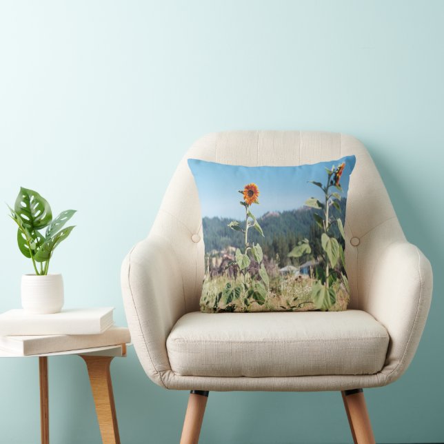 Summer Sunflowers..... Throw Pillow (Chair)