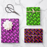 Summer sunglasses neon color wrapping paper sheets<br><div class="desc">Summer sunglasses neon color wrapping paper sheets. Fun pattern gift wrap for friends and family. Colorful design for presents and party favors. Customizable background colors. Matte or glossy finish. Great for nautical Birthday,  Christmas in July,  summer wedding and other occasions. Suitable for kids and adults.</div>