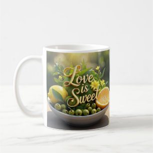 Summer sunny Lemons, olives, citrus slices Coffee Mug