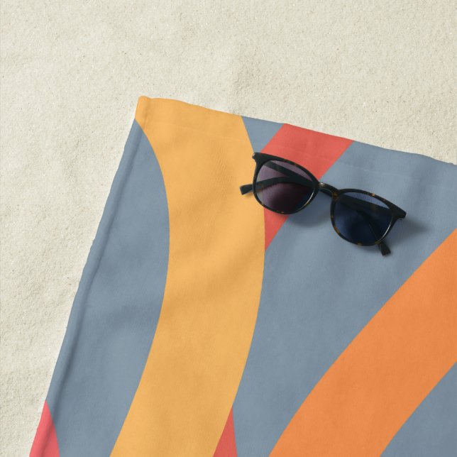Summer Sunrise  Beach Towel (In Situ)