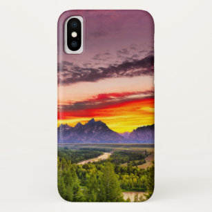 Summer Sunset at Snake River Overlook iPhone X Case