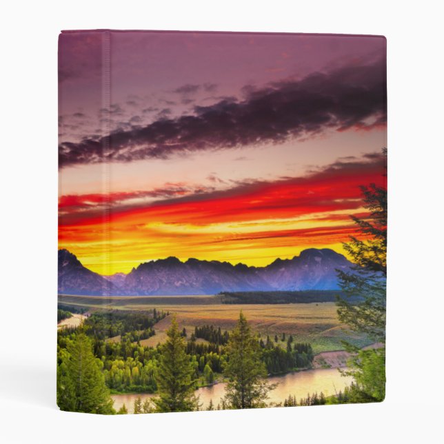 Summer Sunset at Snake River Overlook Mini Binder (Front/Spine)