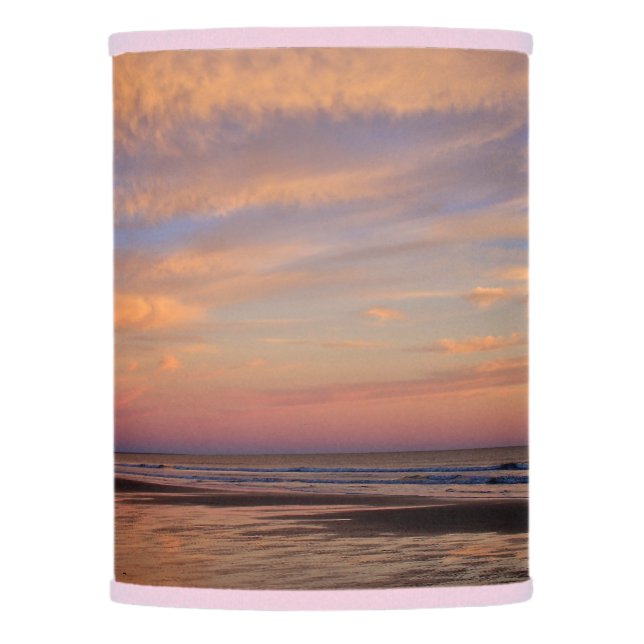 Summer sunset at the beach  lamp shade (Front)