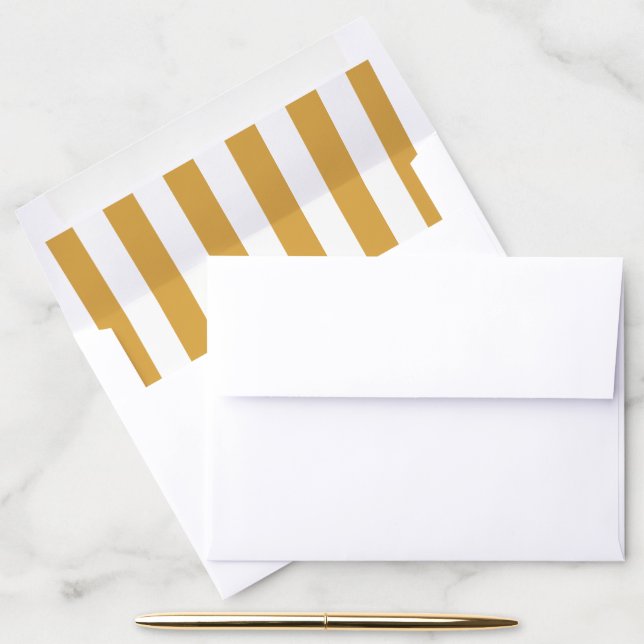 Summer Sunset Cabana Stripe Envelope Liner (Desk)