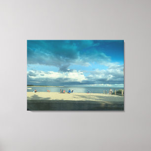 Summer Sunset, Cape Cod Beach Canvas Print