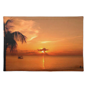 Summer Sunset Cloth Placemat