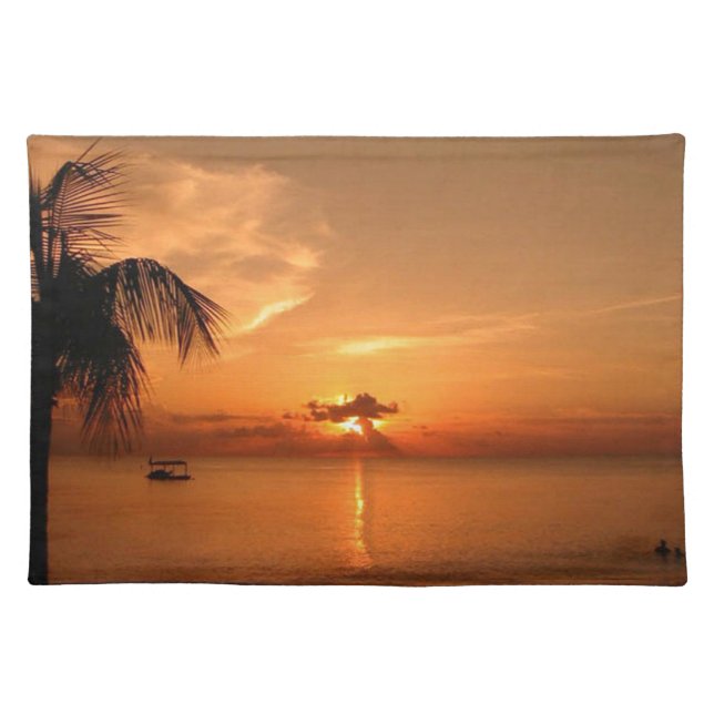 Summer Sunset Cloth Placemat (Front)