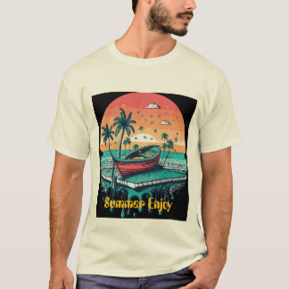 Summer sunset Enjoy T-Shirt