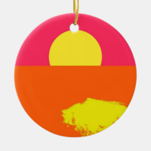 SUMMER SUNSET - Fine art Ornaments