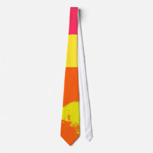 SUMMER SUNSET - Fine art Tie