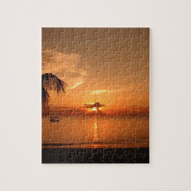 Summer Sunset Jigsaw Puzzle (Vertical)