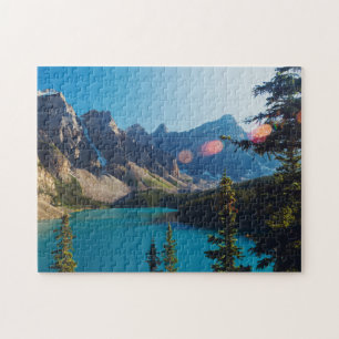 Summer Sunset Moraine Lake, Canada Jigsaw Puzzle