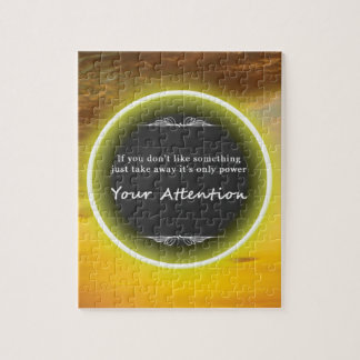 Summer Sunset Quote Jigsaw Puzzle