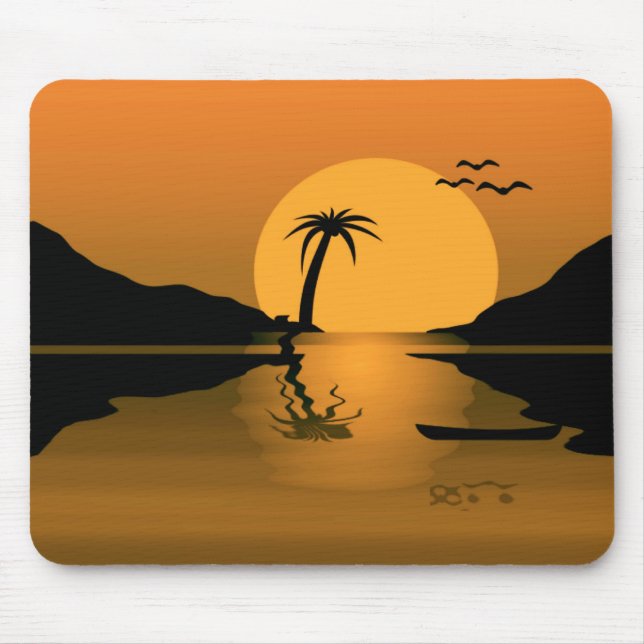 Summer Sunset Reflect Mouse Pad (Front)