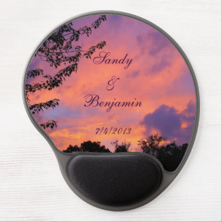 Summer Sunset Romantic Gel Mousepad *Personalize*