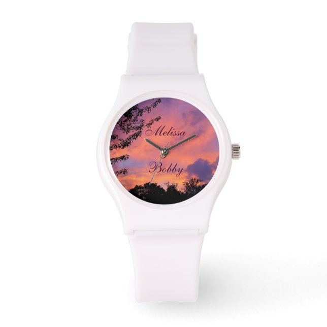 Summer Sunset Romantic Watches *Personalize* (Front)