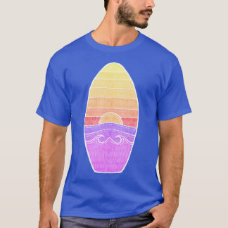 Summer Sunset Surfboard TShirt