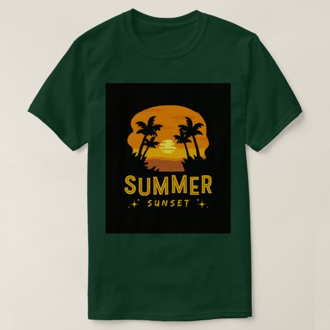 Summer Sunset T-Shirt (Design Front)