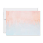 Summer Sunset Watercolor Horizontal Save the Date