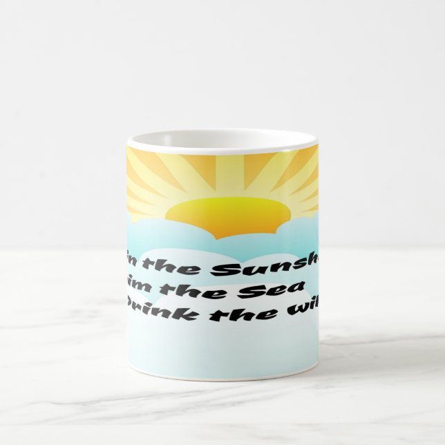 Summer Sunshine and Surf Coffee Mug (Center)