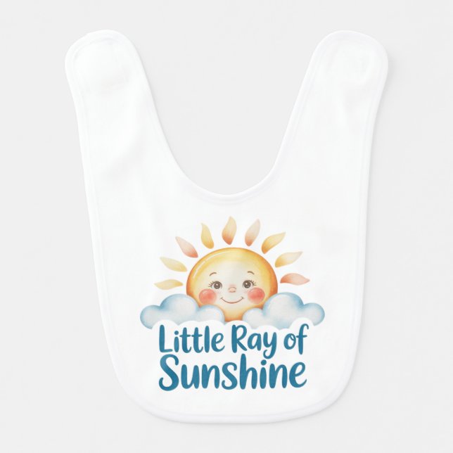 Summer sunshine baby bib (Front)
