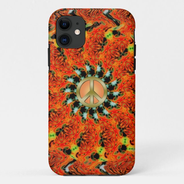 Summer Sunshine Peace Sign Case-Mate iPhone Case (Back)