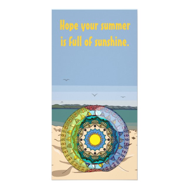 Summer Sunshine Photo Card (Front)